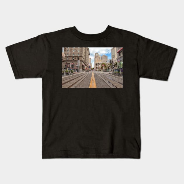 SF Lockdown Kids T-Shirt by jvnimages